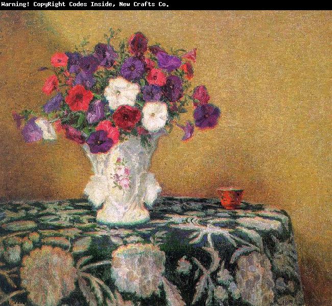 Wilson Irvine Still Life with Petunias